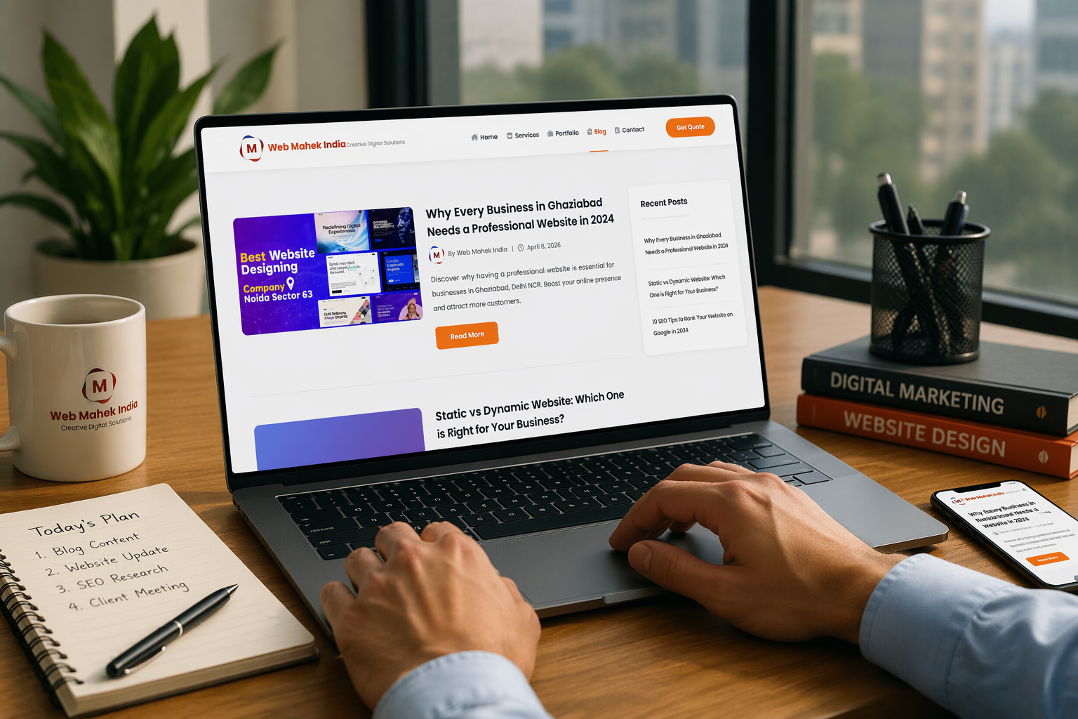 Why Every Business in Ghaziabad Needs a Professional Website in 2024